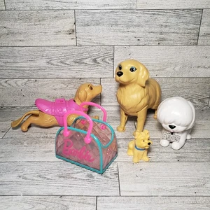 Barbie Pet Golden Retriever Taffy Boss English SheepDog Schwimmhund Yorkie DOGS - Bild 1 von 10
