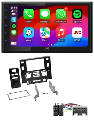JVC Bluetooth 2DIN MP3 DAB USB Autoradio für Land Rover Defender 2010-2016 schwa - Bild 1 von 4