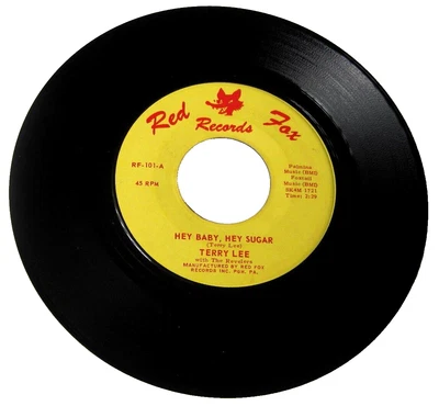 Terry Lee With The Revelers-Hey Baby Hey Sugar-Strong VG+ 1965 Garage Rock 7" 45 - Image 1 of 2