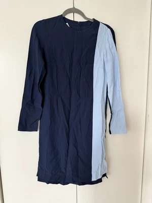 Nuevo con etiquetas Vestido recto Akris Punto índigo/azul cielo talla 4 Foto 1 de 4