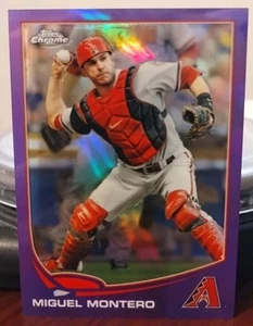 Miguel Montero 2013 Topps Chrome Purple Refractor Parallel #207 Diamondbacks - Bild 1 von 2