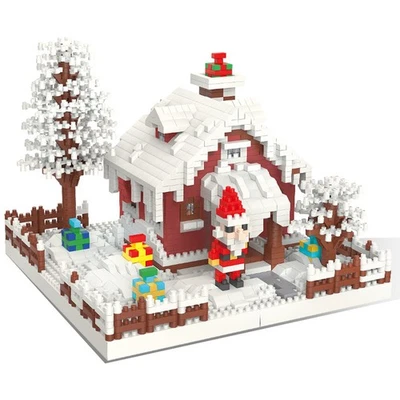 New Christmas building block assembly toy, children's puzzle DIY ornament gift - Image 1 of 4