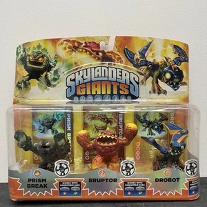 Skylanders Giants Triple Pack Character Figures Prism Break Eruptor Drobot NEW - Imagen 1 de 10