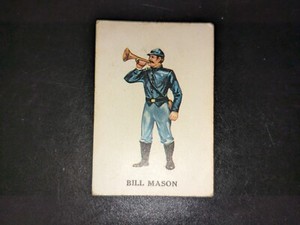1960s Marx Warriors of the World Figures Cards  Union Soldier Bill Mason