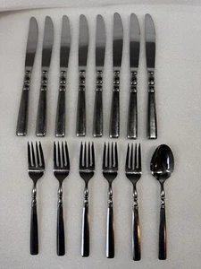 Gorham Silver Ariana Set of 14 Salad Forks Knives Spoon Made in Japan - Picture 1 of 12