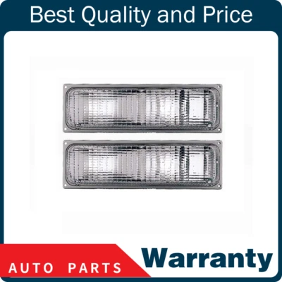 Turn Signal/Parking Light Assembly TYC 2 PCS For 1990-1993 Chevrolet C1500 PS12 - Image 1 of 4