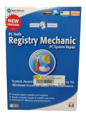 PC Tools REGISTRY MECHANIC VERSION 6.0 Powerful registry cleaner to improve NEW - Image 1 of 3