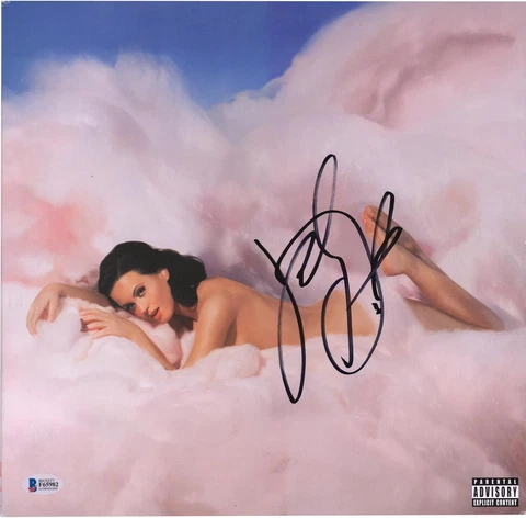 Katy Perry Autographed Teenage Dream Album BAS Cover