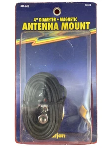 Vintage NOS Barjan 4” Diameter Magnetic Antenna Mount Chrome 300-605 - Picture 1 of 2