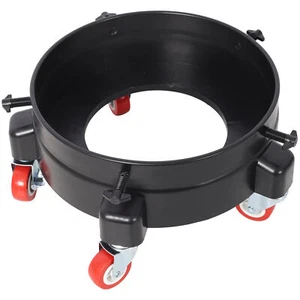 11 1/4 In Bucket Dolly Removable Rolling Bucket Dolly, 5 Roll Swivel Casters - Picture 1 of 11