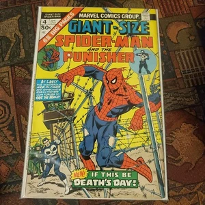 Giant-Size Spider-Man and The Punisher, Marvel, Apr 1975, #4, Punisher App - Picture 1 of 1