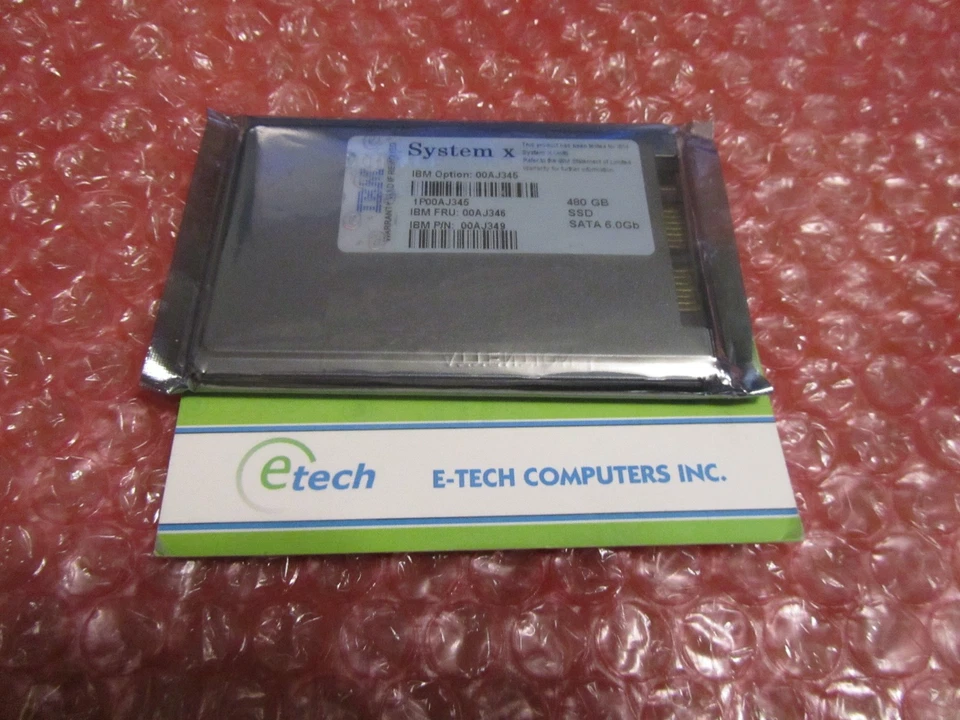 00AJ345 00AJ346- 480GB 1.8" MLC Enterprise SSD for IBM System x, BC, Flex System - Image 1 of 2