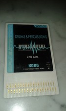KORG WAVESTATION 1990 ROM CARD WSC 02 PCM DATA DRUMS & PERCUSSION USED ONLY THIS
