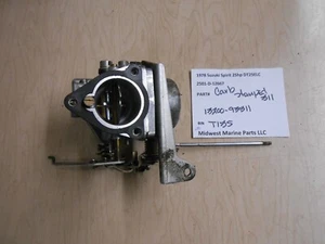 13200-93311 Suzuki Spirit 1978 25hp DT25ELC Outboard carburetor stamped 311 T135 - Picture 1 of 11