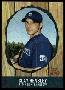2003 Bowman Heritage 229 Clay Hensley   San Diego Padres RC Baseball Card