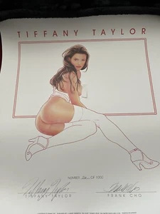 Frank Cho Numbered (#26) Print Tiffany Taylor Signed By Artist & Model - Picture 1 of 2