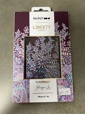 Tech21 Pure Print Liberty London Shangri-La Case for Apple iPhone XS iPhone X - Image 1 of 3