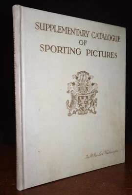 1920s Supplementary Catalogue of Lord Woolavington's Paintings Presentation Copy - Image 1 of 4