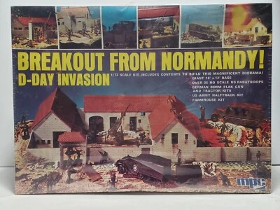 MPC Breakout From Normandy D-DAY Invasion 1:72 Sealed Diorama Set WWII Model Kit - Image 1 of 4
