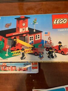 Vintage 1978 LEGO 590 Engine Company No. 9  with Instructions and box