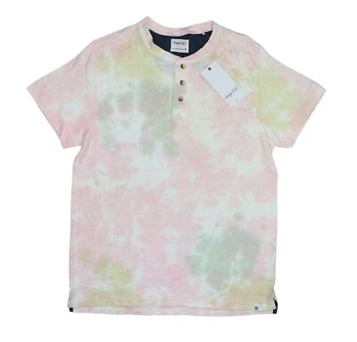 Sovereign Code Tie Dye 3-Button Henley Short Sleeve Men's T-Shirt M NWT - Image 1 of 2