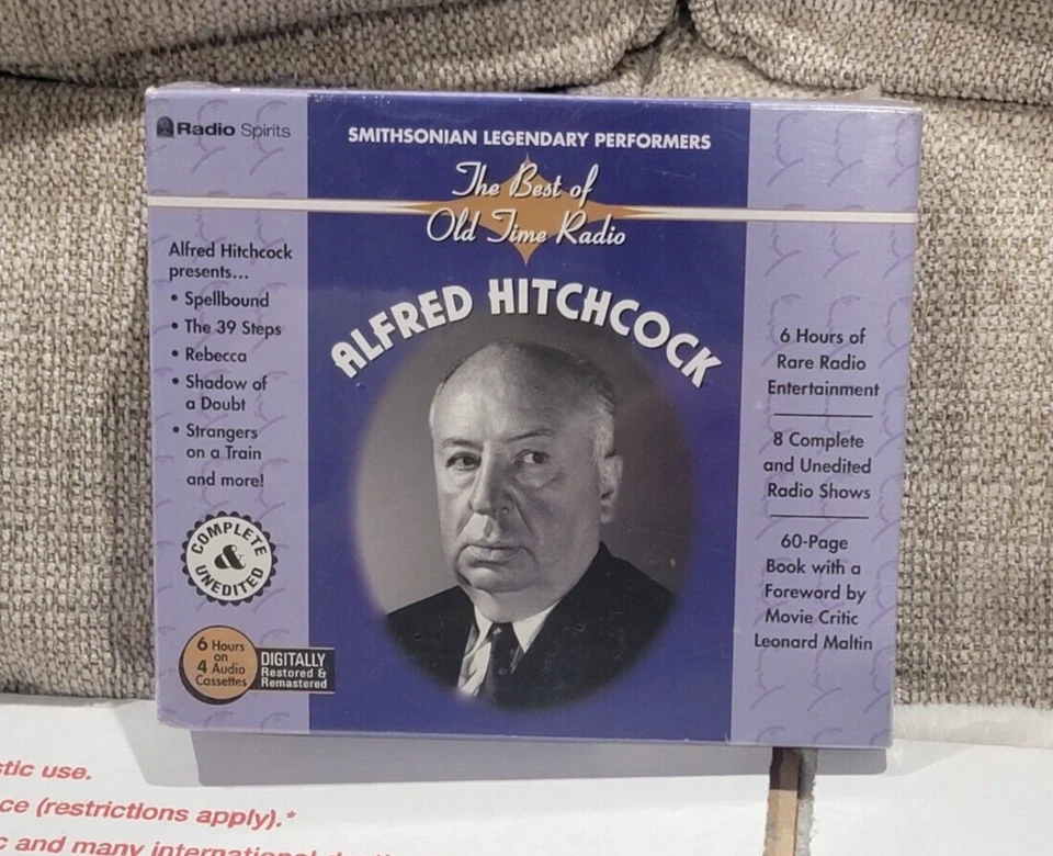 Alfred Hitchcock Smithsonian Legendary Performers Old Time Radio Cassette Set - Image 1 of 4