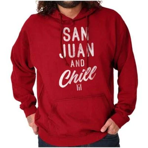 Puerto Rico Vintage Flag San Juan PR Chill Hoodie Hooded Sweatshirt Men Women - Picture 1 of 11
