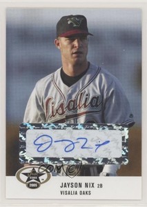 2005 Just Minors Just Stars Auto Jayson Nix #38 Auto