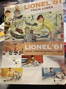 Vintage Lionel Train Lines '61 1961 Trains Railroad Track Catalog Magazine - Picture 1 of 2
