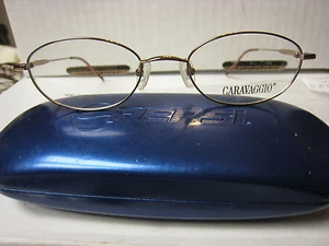 CARAVAGGIO EYEGLASS FRAMES Style RAVA in COPPER Sz. 49-19-135 Free CASE - Picture 1 of 4