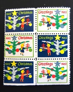 WX 213 MNH Weihnachtssiegel - 1962 (siehe Beschreibung) - Bild 1 von 2