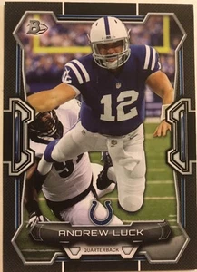 ANDREW LUCK - 2015 Bowman BLACK Parallel #V55 - INDIANAPOLIS COLTS - Picture 1 of 2