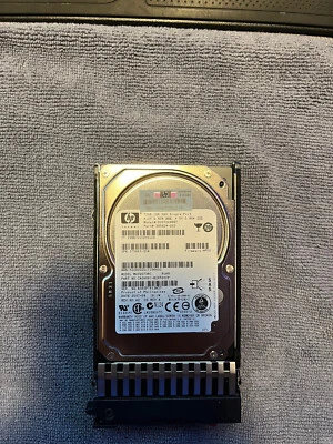 HP 72GB 10,000 RPM SAS Hard Drive (Model DG072A9BB7) with Tray - Image 1 of 4