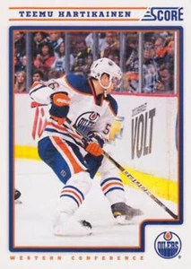 #205 Teemu Hartikainen - Edmonton Oilers - 2012-13 Score Hockey - Picture 1 of 1