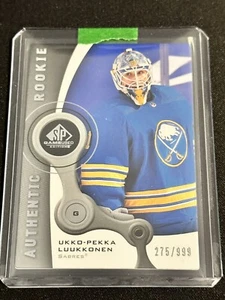 2021-22 SP Game Used Ukko-Pekka Luukkonen #R-52 Sabres Retro Rookies /999 - Foto 1 di 2