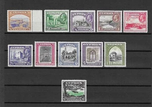 CYPRUS 1934 SG 133/143 MINT - Picture 1 of 2