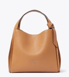 Kate Spade Knott Medium Umhängetasche genarbtes Leder & Wildleder - Bungalow - Bild 1 von 6