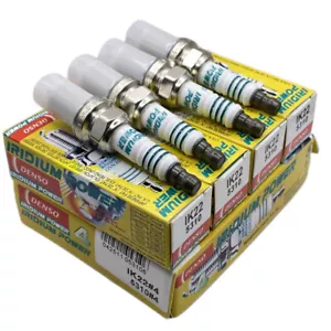 4 piezas bujía eléctrica iridio Denso IK22 5310 para Honda Nissan Ford Audi Volvo - Imagen 1 de 5
