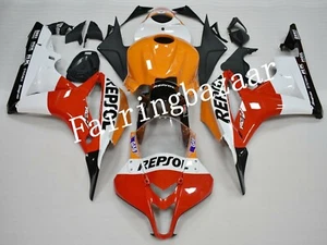 Fit for 2007 2008 CBR600RR Repsol White Red Orange ABS Injection Fairing Kit - Picture 1 of 7