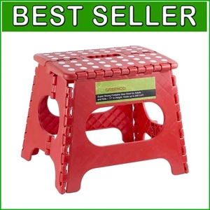 Heavy-Duty Foldable Step Stool for Kids and Adults - 11" High, 300 lbs Capacity - Picture 1 of 6