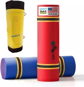 Alfombra flotante SOWKT Premium para lagos y piscinas - (12 x 6 pies) con bolsa de almacenamiento - Imagen 1 de 6