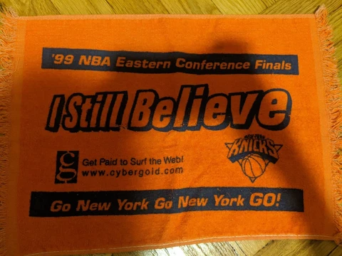 new york knicks 1999 eastern conference finals rally towel Cover