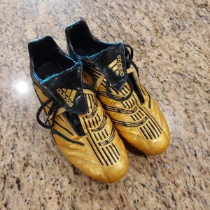 Adidas Predator Absolute TRX SG 807151 GOLD RARE Soccer Cleat/Football Boot US12 - Picture 1 of 24