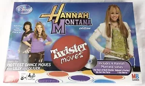 Hannah Montana "Twister- Moves" Game Disney Milton Bradly Games 2008 Duel CD 1-2 - Picture 1 of 1