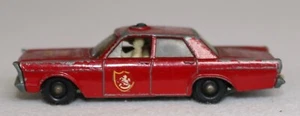 Lesney Ford Galaxie fire chief Diecast Model Car - Picture 1 of 5