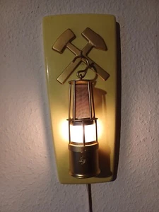 Bergbau,AKA - ELEKTRIK , ZWICKAU Bergmannslampe - Bild 1 von 6