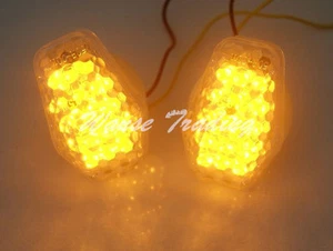 Flush Mount Turn Signals Light Clear For YAMAHA YZF R1 98-01 R6 99-02 FZ1 01-05 - Picture 1 of 2