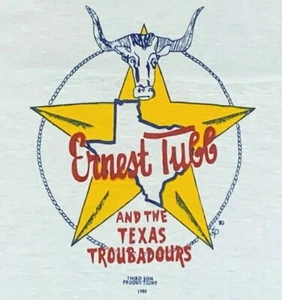 S * nos vtg 1980 ERNEST TUBB classic country music t shirt tour * 19.188 - Picture 1 of 4