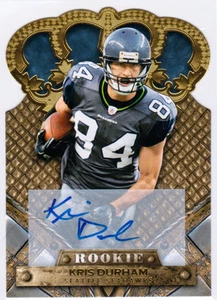 2011 Panini Crown Royale #154 Kris Durham Auto Autograph RC #/499 - Picture 1 of 1
