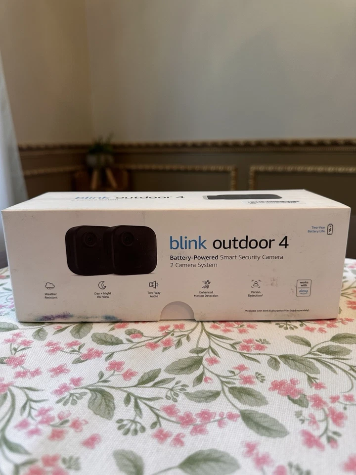 Blink Outdoor 4 - Wireless Smart Security Camera - 2 Cameras - Image 1 of 1